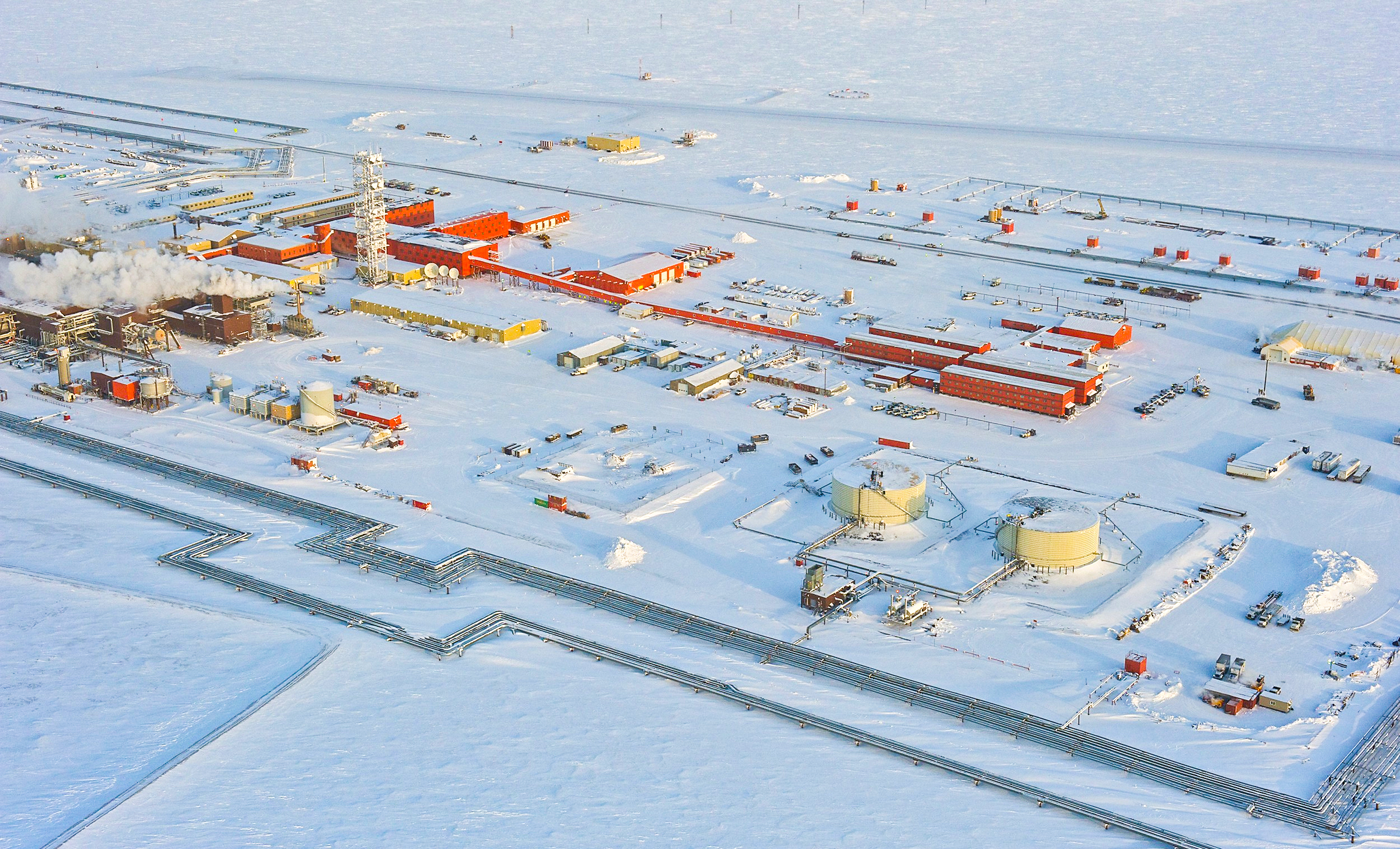 Image of Kuparuk Main Camp is a facility on Alaska's North Slope